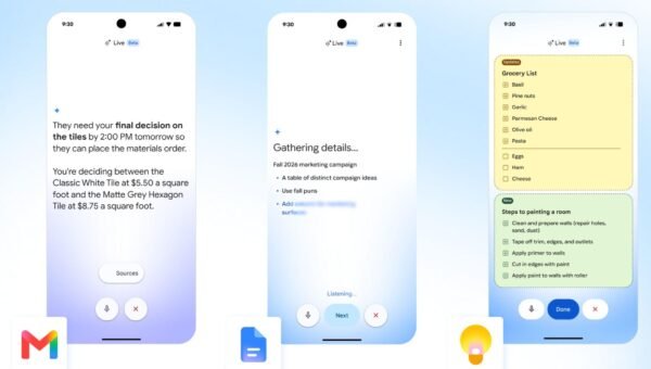 Hablale a tu casilla: Gmail, Docs y Keep ahora se controlan con la voz