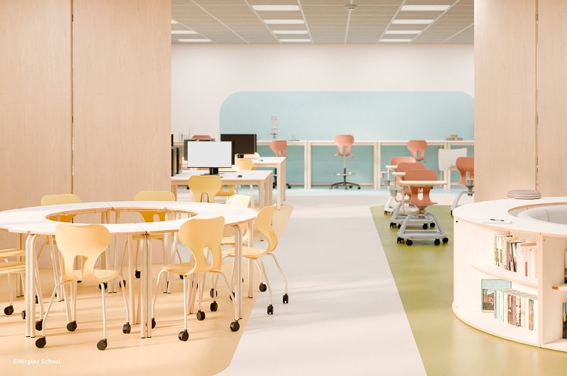 ¡Adiós pupitres! El aula se revoluciona para el trabajo en equipo