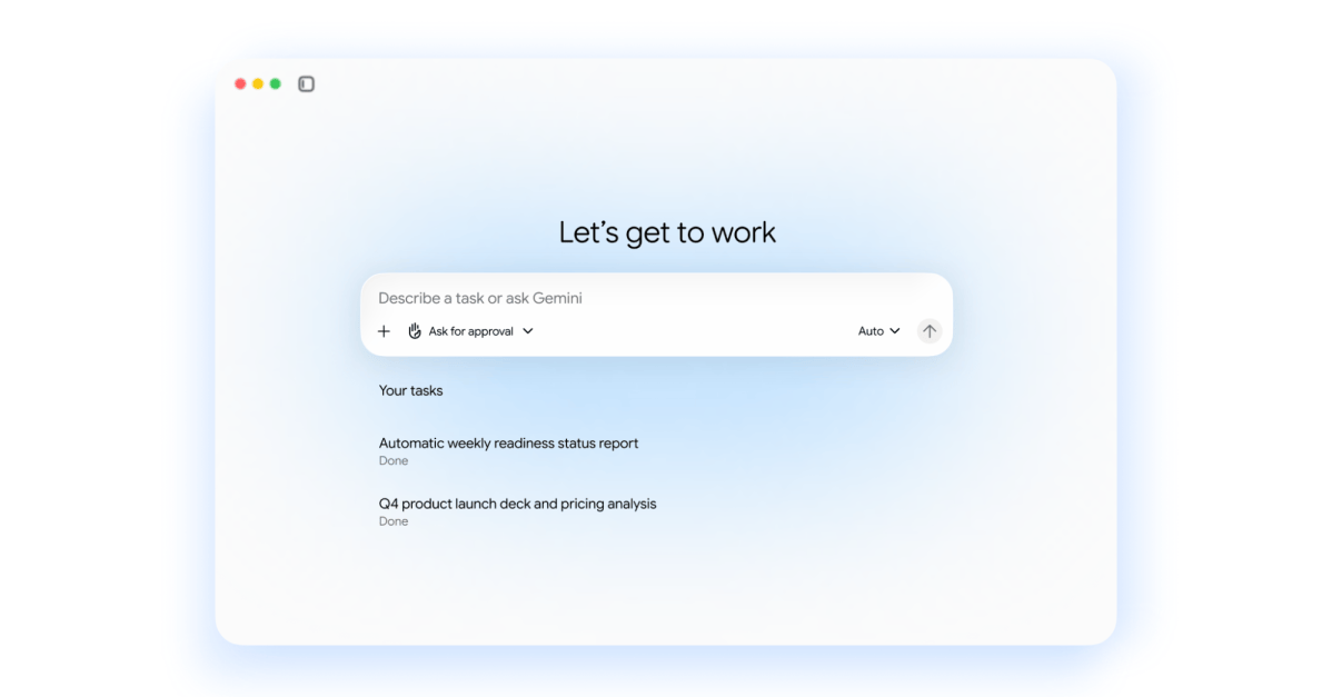 Google lance el agente Gemini universal: tu asistente de IA que trabaja solo en el fondo